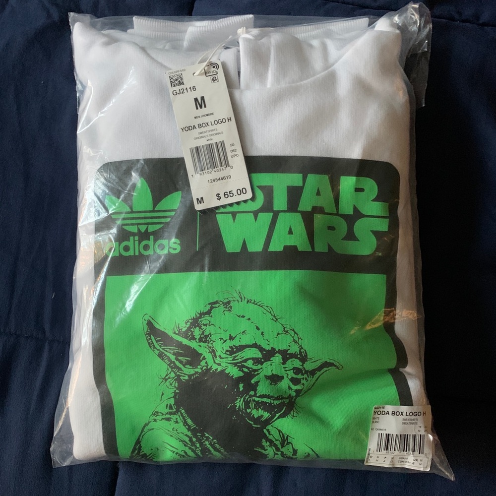 Adidas x Star Wars Yoda Box Logo Hoodie